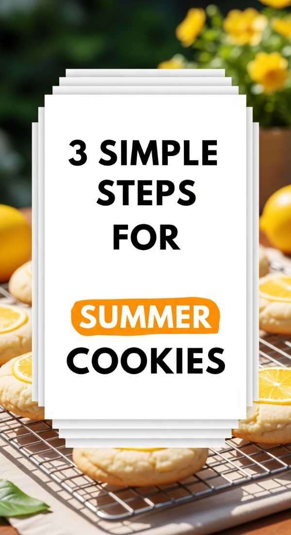 From Grill to Table: The Only Summer Recipe Collection You'll Ever Need 3 Simple Steps For Summer Cookies 6a06bc69c1f34