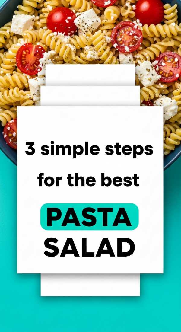 3 Simple Steps For The Best Pasta Salad 6a06cbc75ba24