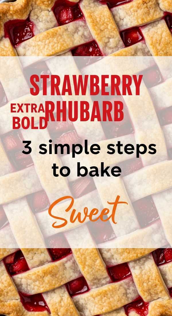 3 Simple Steps To Bake Strawberry Rhubarb Pie 69f71b1137f65