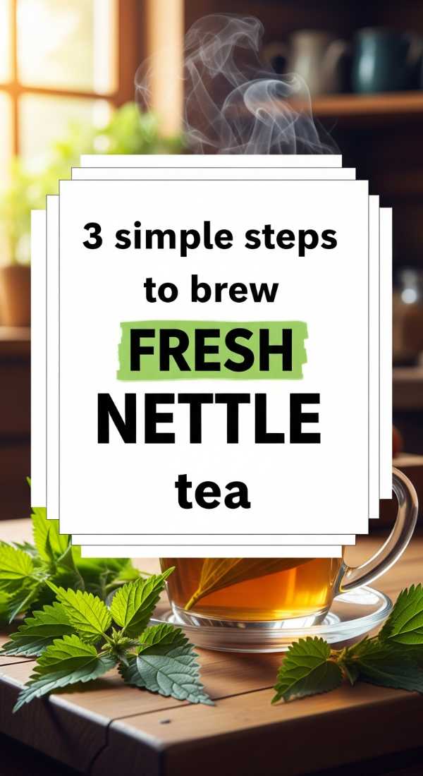 3 Simple Steps To Brew Fresh Nettle Tea 69fd88b774300