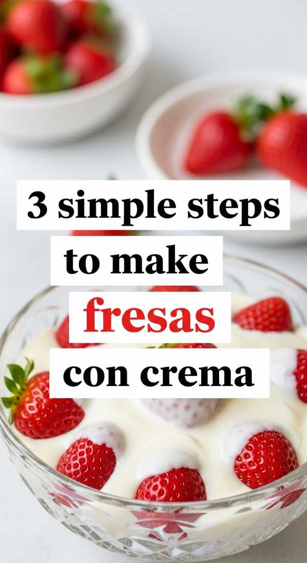 Beat the Heat: The Only Summer Cooking Guide You'll Ever Need 3 Simple Steps To Make Fresas Con Crema 6a070b6cd1d50