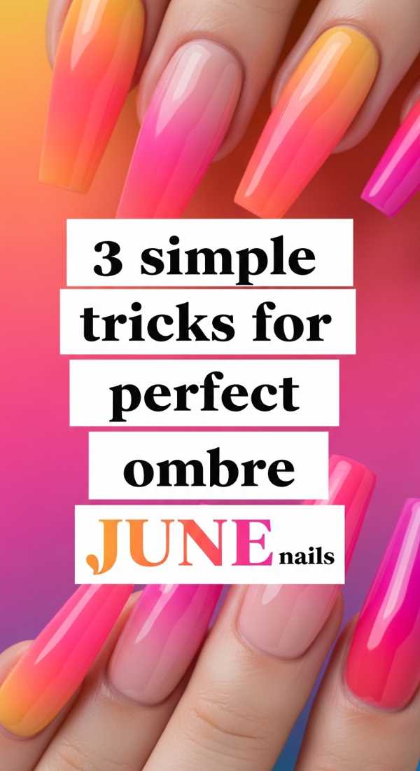 3 Simple Tricks For Perfect Ombre June Nails 6a0f0d936eaac