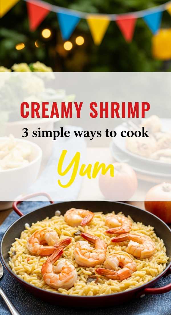 3 Simple Ways To Cook Creamy Shrimp And Orzo 69f721ef85098