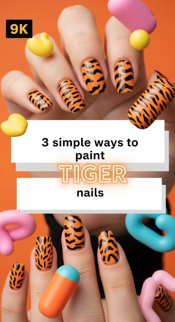 3 Simple Ways To Paint Tiger Nails 6a0f0b8728d02