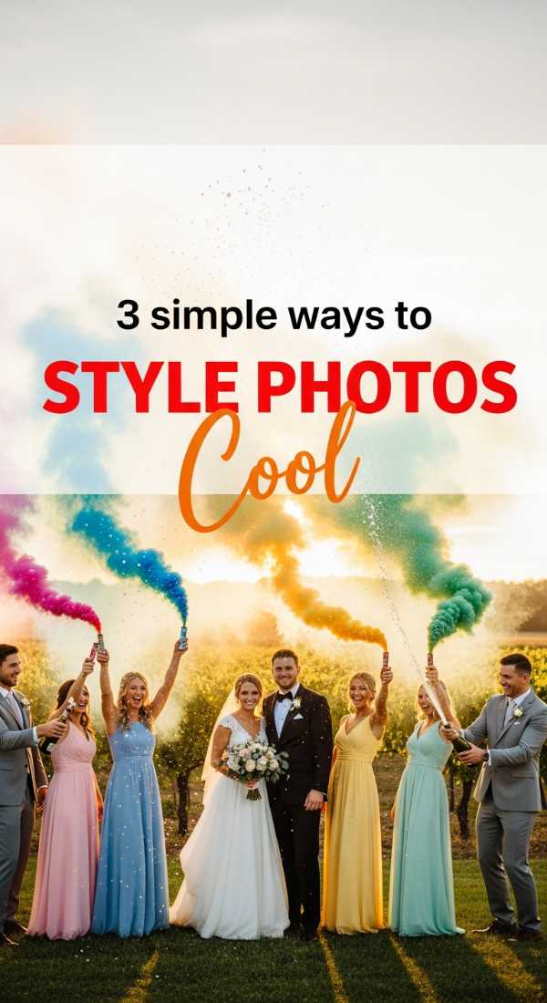 3 Simple Ways To Style Wedding Photos 6a0dc160ece25