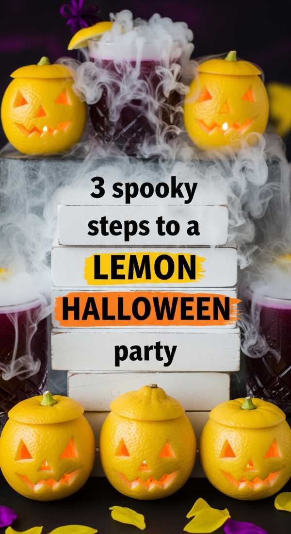 3 Spooky Steps To A Lemon Halloween Party 69f7277eb0b2d