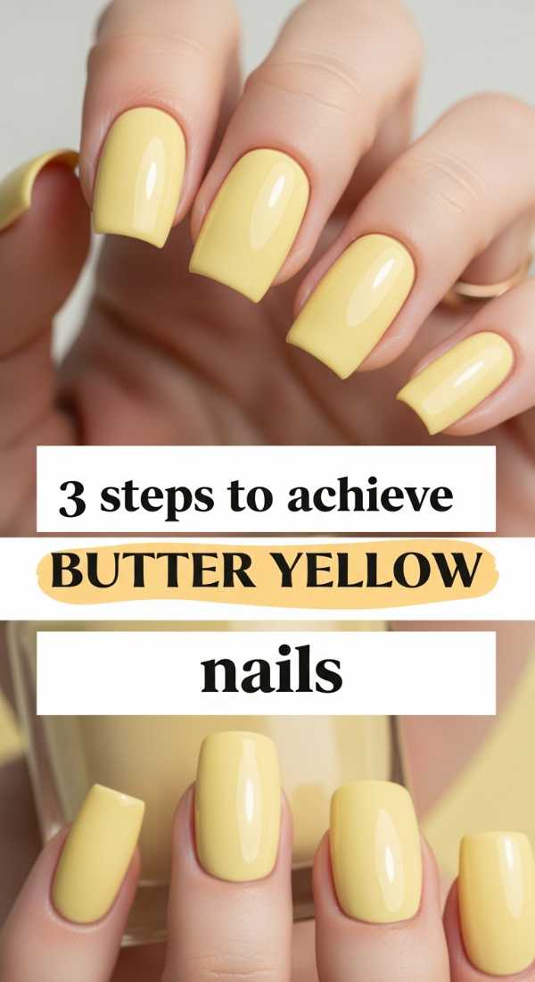 3 Steps To Achieve Butter Yellow Nails 6a033122cb266