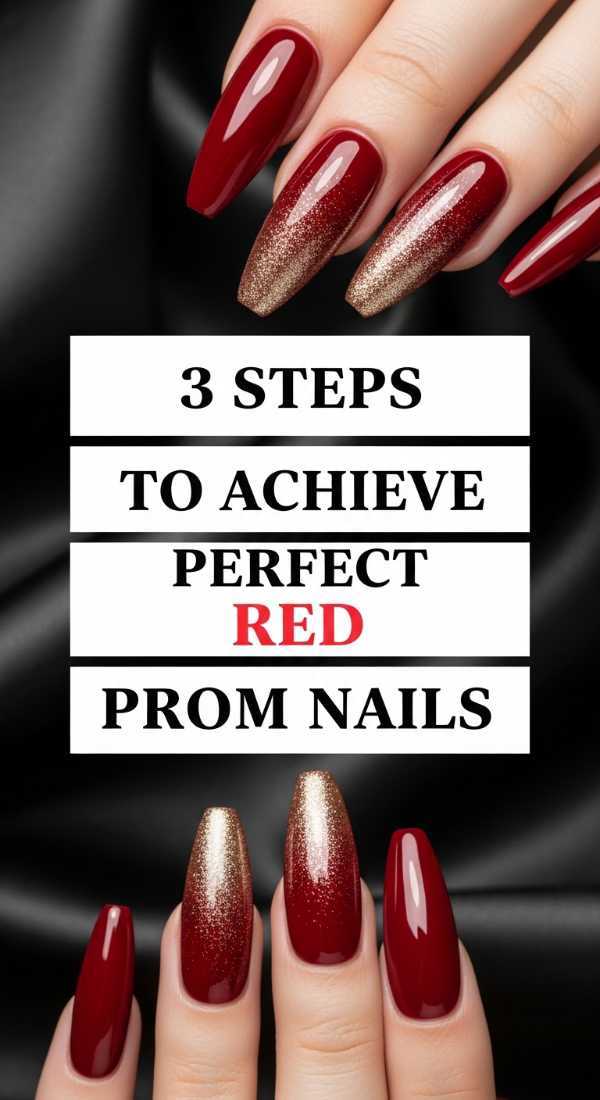 3 Steps To Achieve Perfect Red Prom Nails 6a033a063421a