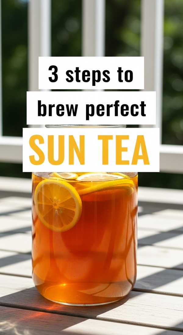 50+ Refreshing Recipes for Your Best Summer Ever 3 Steps To Brew Perfect Sun Tea 6a00181cdecfb