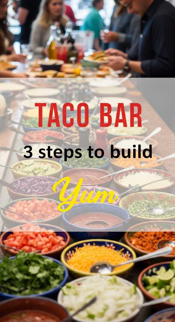 3 Steps To Build A Taco Bar Station 6a0d98c800237