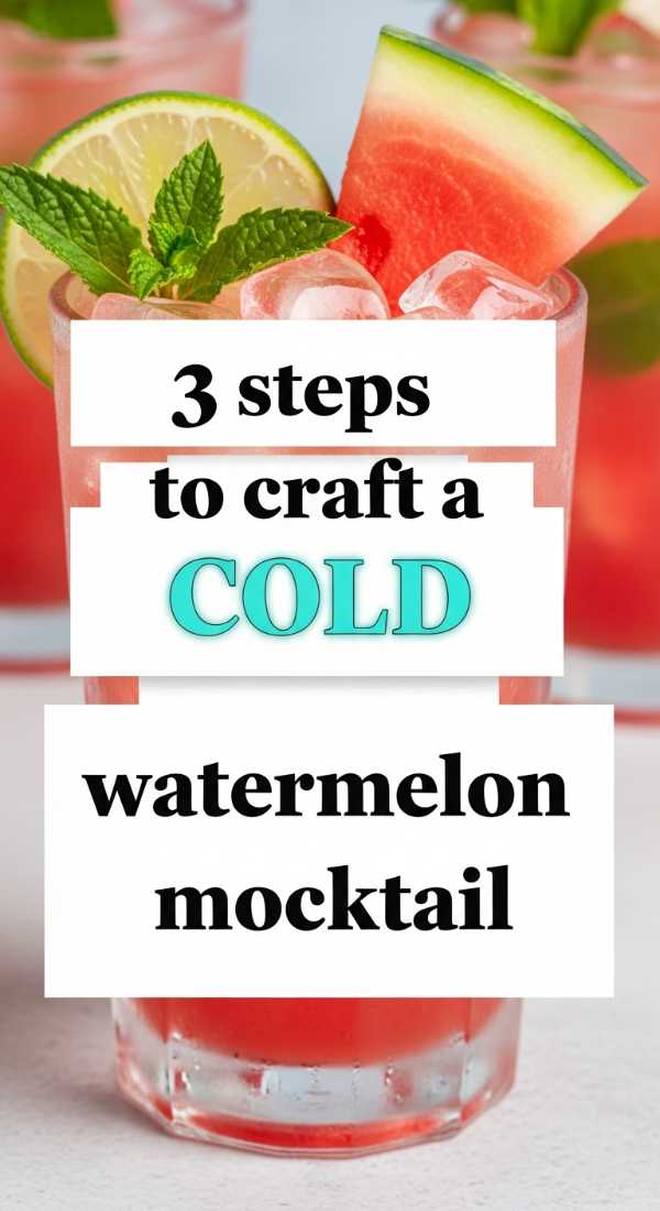 3 Steps To Craft A Cold Watermelon Mocktail 6a06bde6489e5