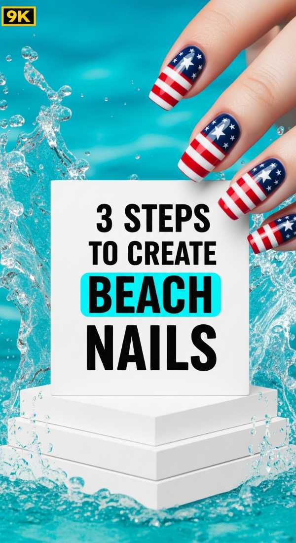 3 Steps To Create Beach Nails 6a058db56e4b9