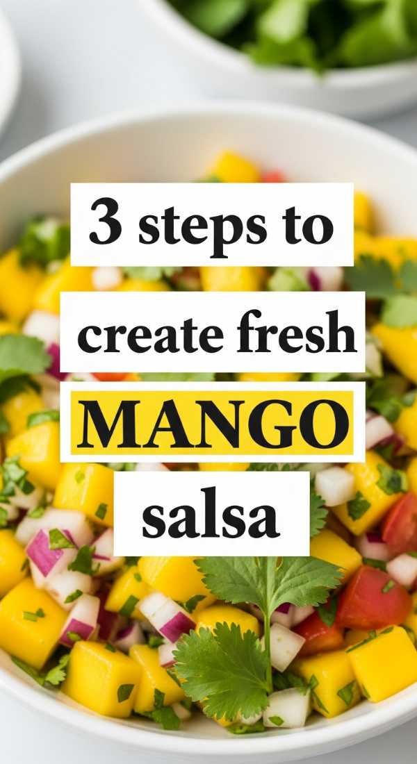 3 Steps To Create Fresh Mango Salsa 69f6f4b92aac7