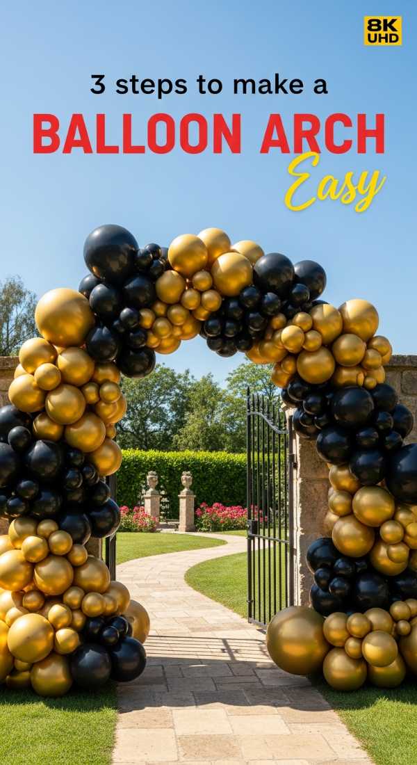 3 Steps To Make A Diy Balloon Arch 69fae9046dd91