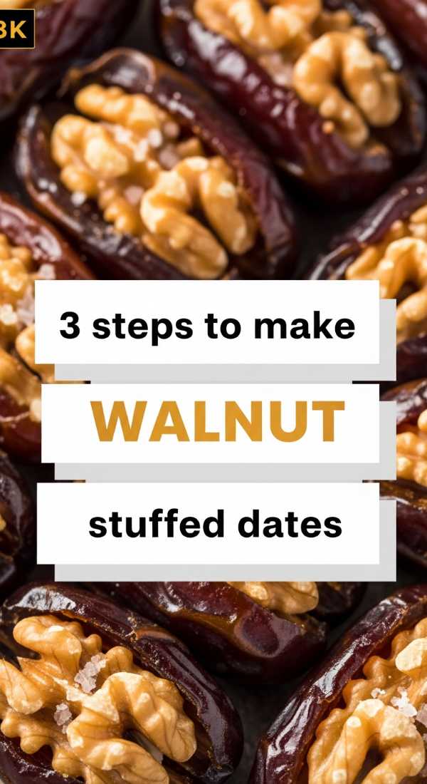 3 Steps To Make Walnut Stuffed Dates 69fd8a9910cd0
