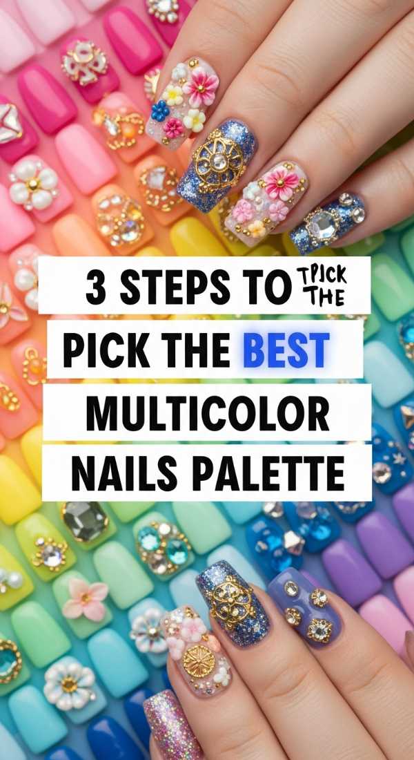 3 Steps To Pick The Best Multicolor Nails Palette 6a0f0bab17f15