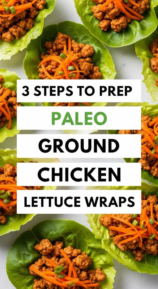 3 Steps To Prep Paleo Ground Chicken Lettuce Wraps 6a04136e0f5bc