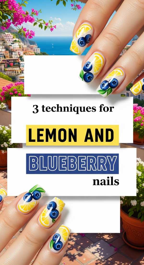 From Pastel Dreams to Neon Beams: 2026 Spring & Summer Nail Masterclass 3 Techniques For Lemon And Blueberry Nails 69ff5948185b4