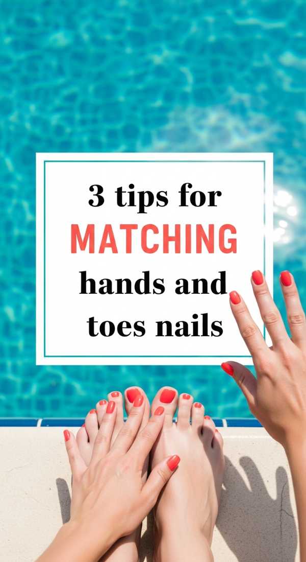 Future Fingertips: The 2026 Nail Trend Report & How-To Guide 3 Tips For Matching Hands And Toes Nails 6a05a3e33111e