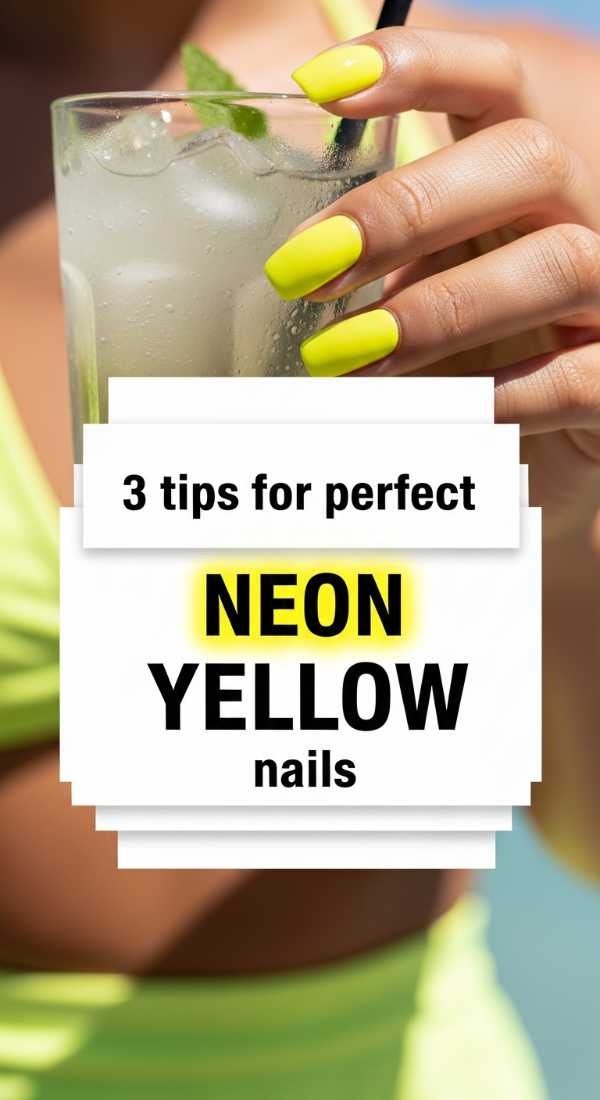 3 Tips For Perfect Neon Yellow Nails Designs 6a05a3cd25db2