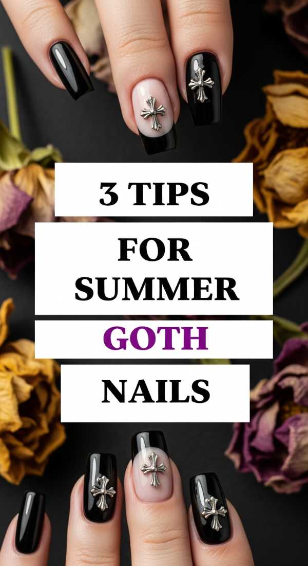 3 Tips For Summer Goth Nails 6a059f94c4a95