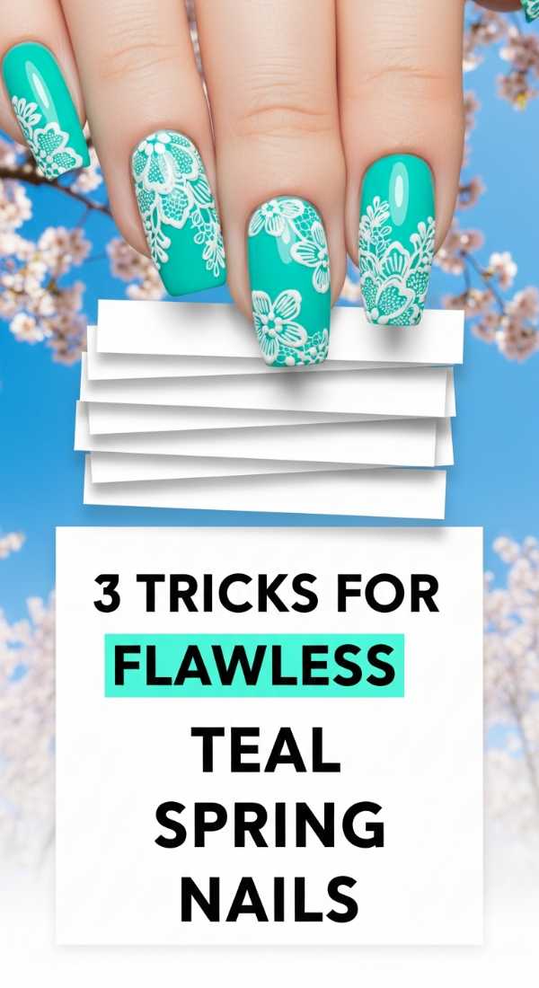 Steal the Spotlight: Must-Have Prom and Spring Nail Designs for 2026 3 Tricks For Flawless Teal Spring Nails 69ff5aabe30fb