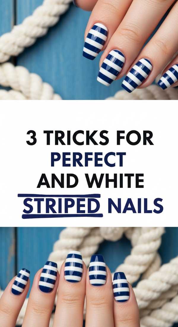 3 Tricks For Perfect Blue And White Striped Nails 69fc7e670c18a