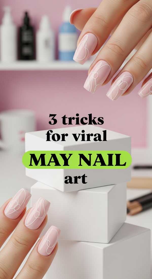 May Mani Magic: The Hottest Designs for Your Next Appointment 3 Tricks For Viral May Nail Art 69fb975e75ab3