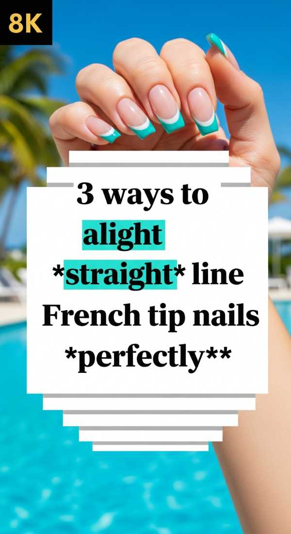 3 Ways To Align Straight Line French Tip Nails Perfectly 6a1a997853821
