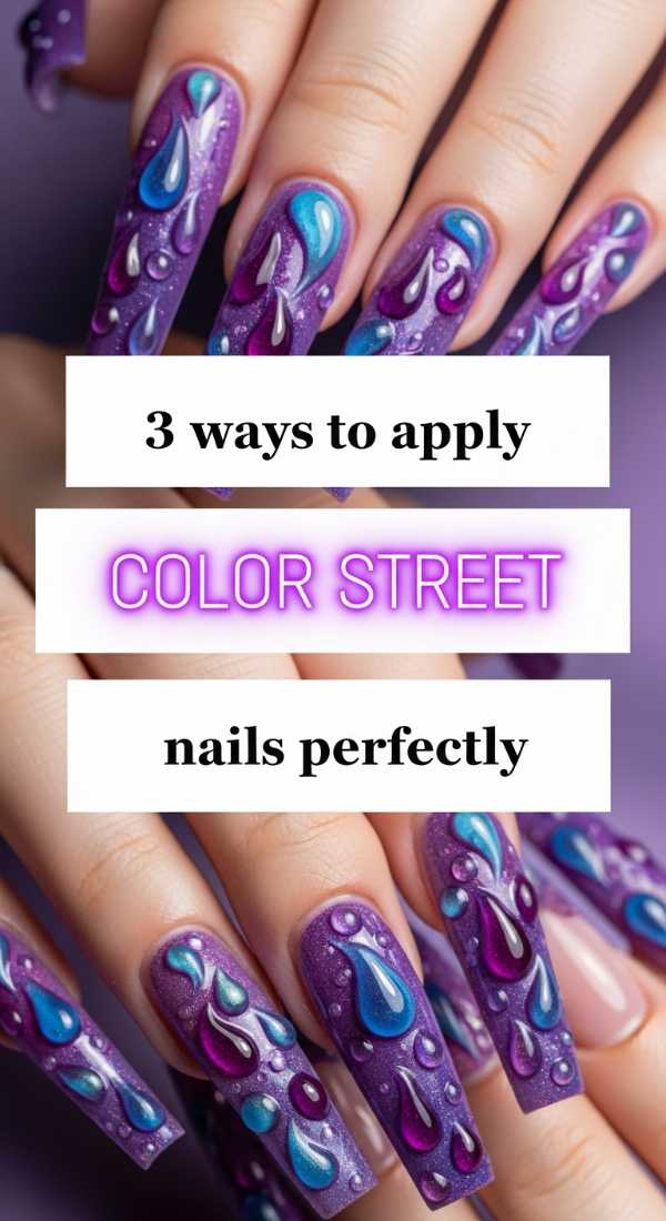 3 Ways To Apply Color Street Nails Perfectly 6a0f0b8f52684