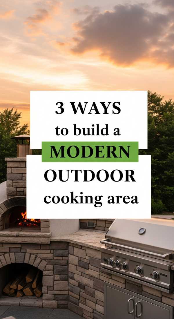 3 Ways To Build A Modern Outdoor Cooking Area 69fc175f0561b