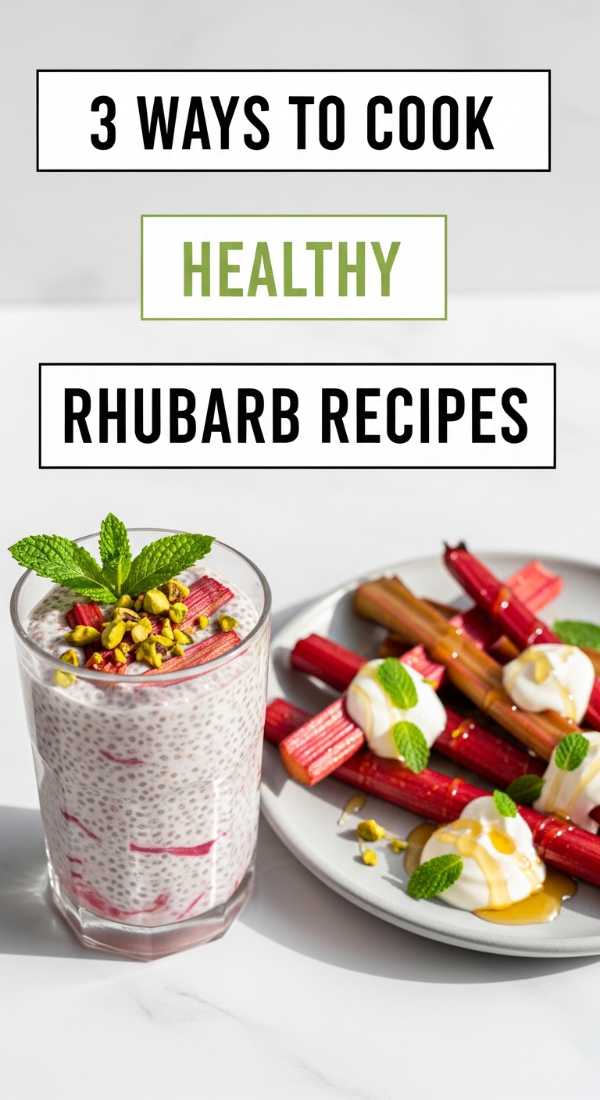 From Garden to Table: The Best Rhubarb Recipes for Harvest Season 3 Ways To Cook Healthy Rhubarb Recipes 69fd8a9a3933d