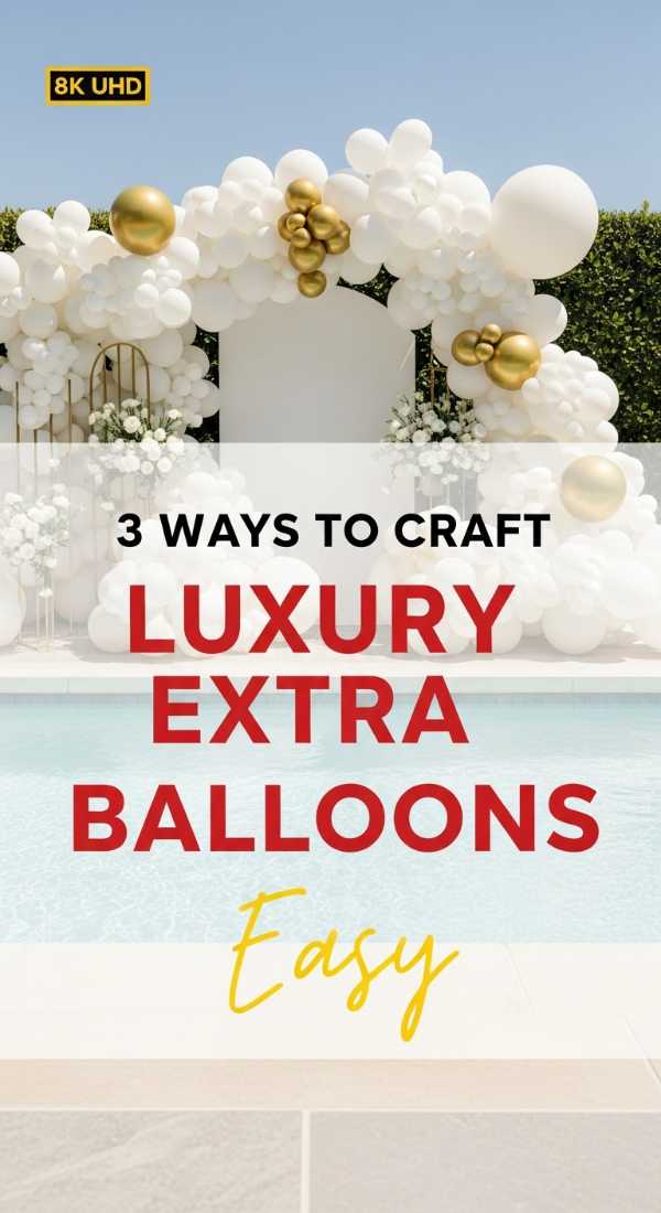 Pool Party 101: Everything You Need for the Best Bash Ever 3 Ways To Craft A Luxury Balloon Arch 6a0dbf9682993