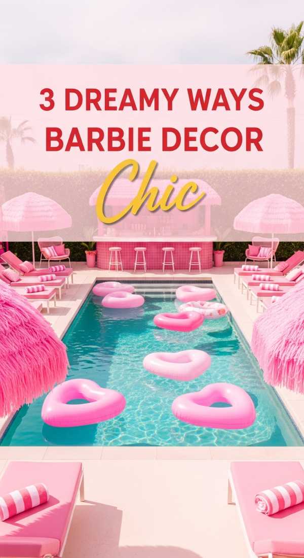 3 Ways To Design A Pink Barbie Pool Party 6a057bdee1c92