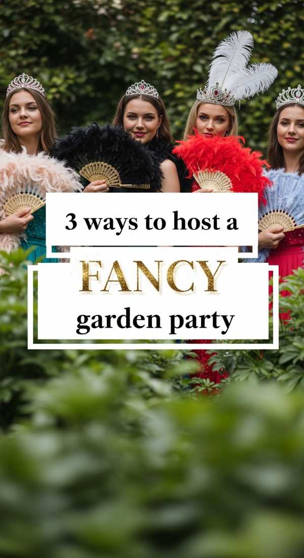 From Backyard to Bliss: How to Plan the Perfect Outdoor Bash 3 Ways To Host A Fancy Garden Party 6a0deef904711