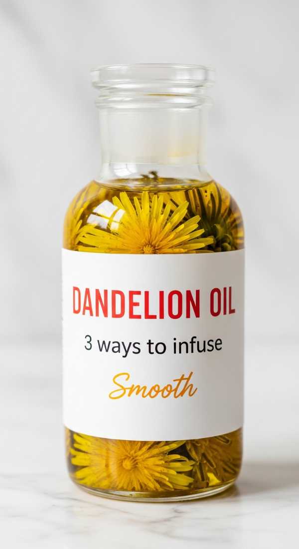 3 Ways To Infuse Smooth Dandelion Oil 69f5d530a4720