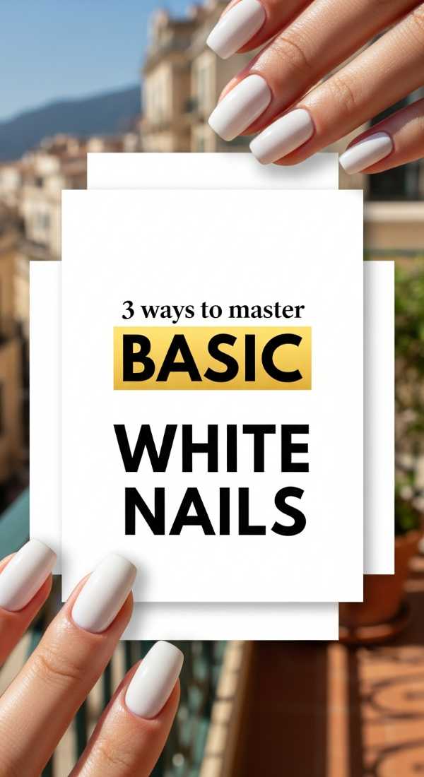 3 Ways To Master Basic White Nails 6a031a159a43c