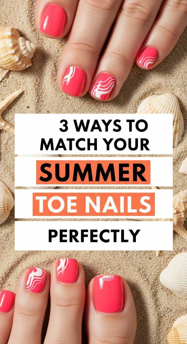 3 Ways To Match Your Summer Toe Nails Perfectly 6a033a13522de