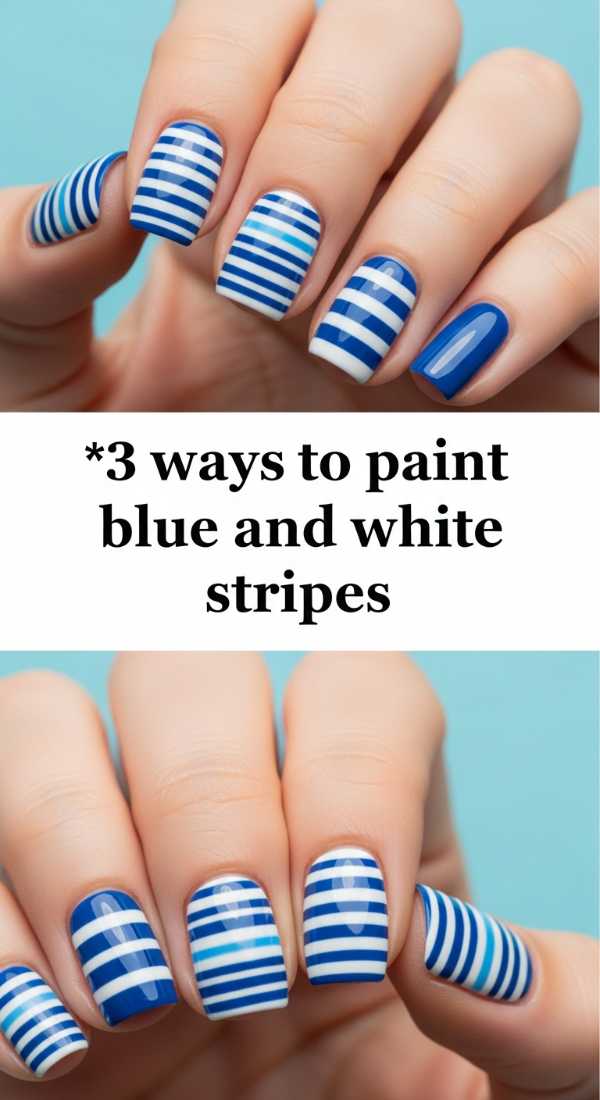 3 Ways To Paint Blue And White Stripes 69f4c11d842e8