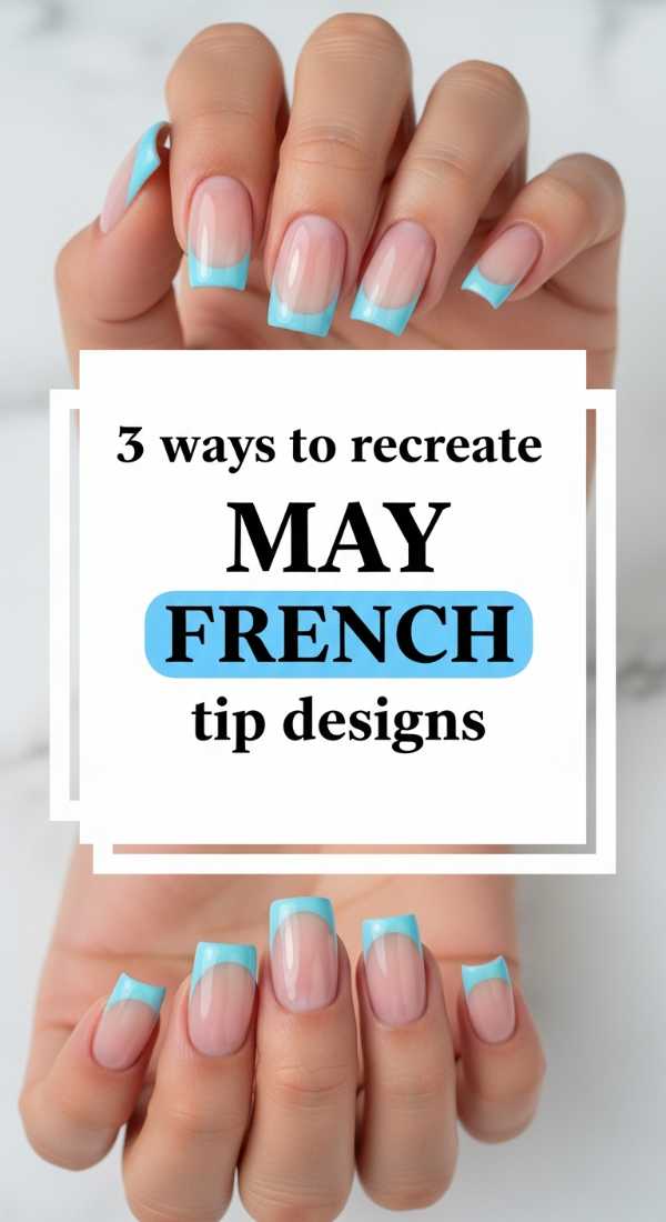 The Ultimate May Mani Guide: Florals, Pastels, and Beyond 3 Ways To Recreate May French Tip Designs 69fb975705a39