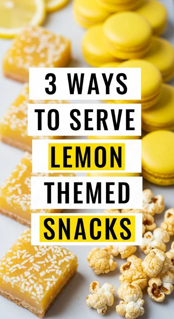 3 Ways To Serve Lemon Themed Snacks 69f47eeb078bf