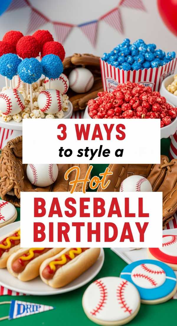 3 Ways To Style A Baseball Birthday Party 69fc2adeabb6e