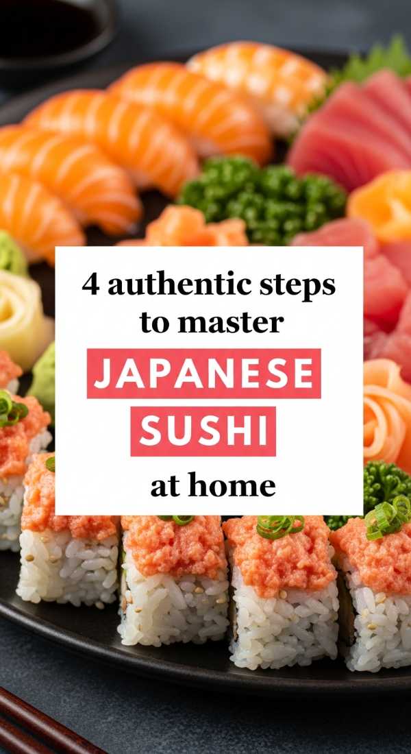 4 Authentic Steps To Master Japanese Sushi At Home 69f44752f2030
