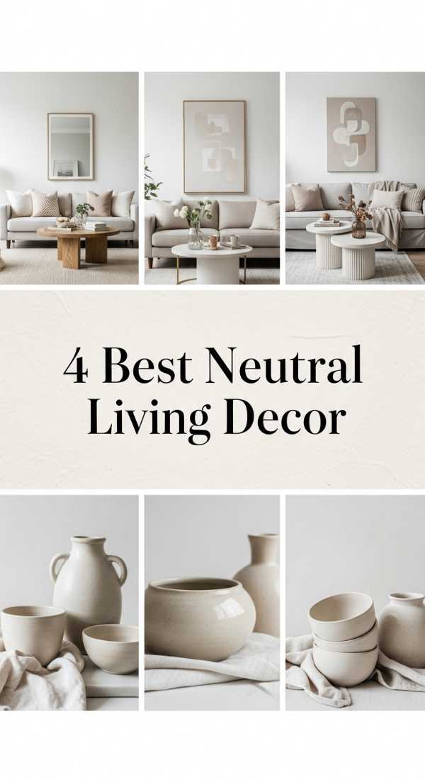 4 Best Neutral Living Decor 6a1b22aa60a30