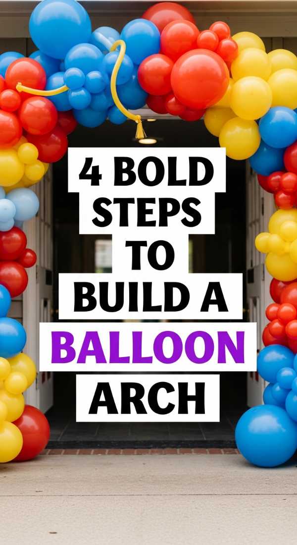 4 Bold Steps To Build A Balloon Arch 69f5dcad77b02