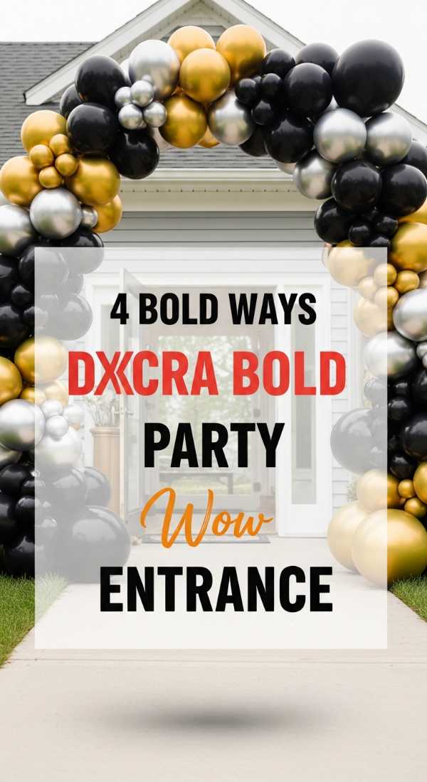 4 Bold Ways To Decorate Your Party Entrance 69f478ea088a5