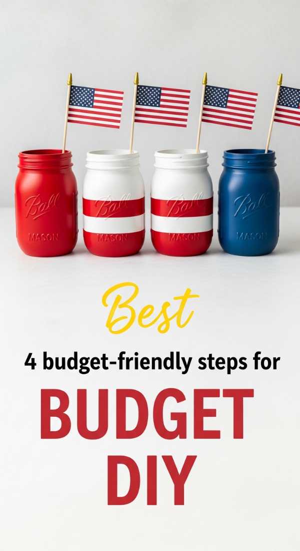Host the Ultimate Bash: Creative 4th of July DIY Projects for Every Home 4 Budget Friendly Steps For Diy 4th Of July Decorations 6a0d98b8beb3c