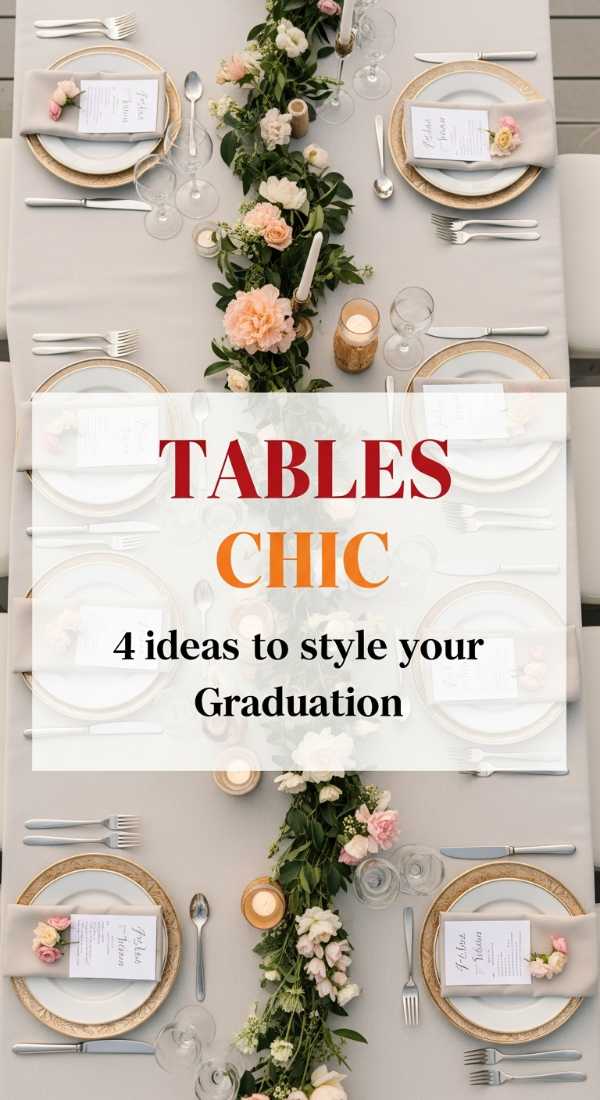 4 Chic Ideas To Style Your Graduations Tables 6a002e3debe52