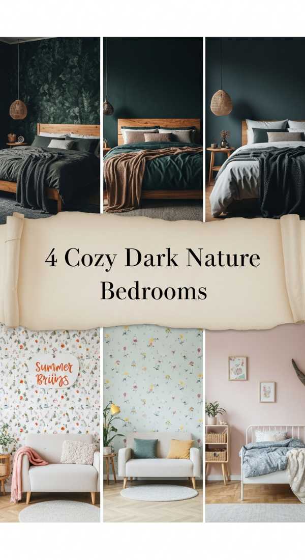 4 Cozy Dark Nature Bedrooms 6a04baf7ebe14