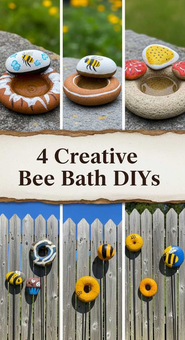 Summer Sanctuary: Curating a High-End Oasis Indoors and Out 4 Creative Bee Bath Diys 6a04b785b6e87